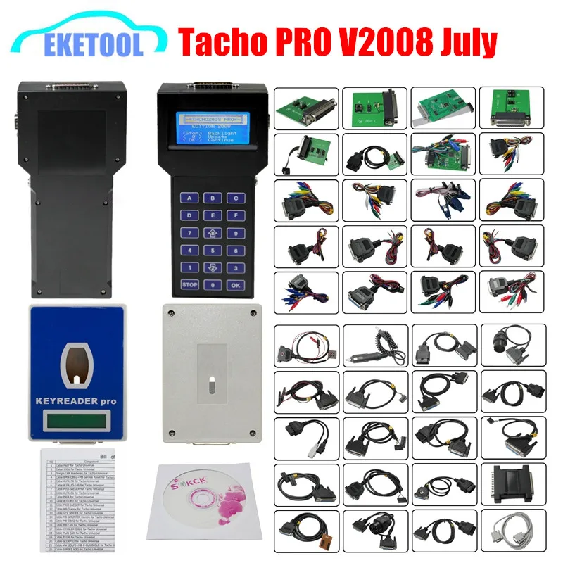 

Universal Unlock Version Tacho Pro Plus V2008 July Auto Dash Programmer Odometer Programmer Mileage Correction Tacho Pro 2008