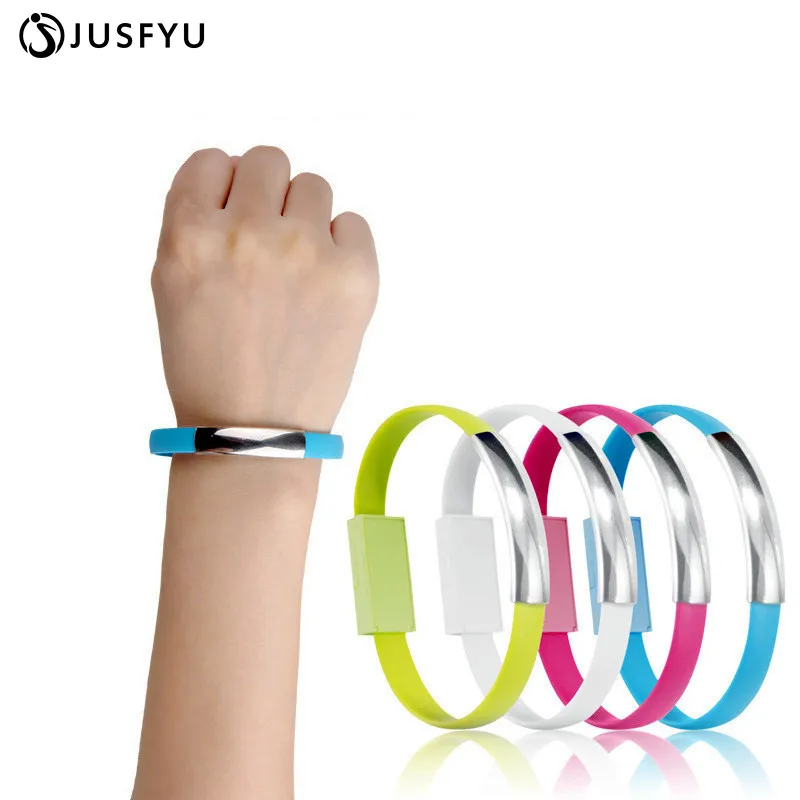 

New Bracelet Micro USB Cable Wire Sync Data Charger Cord USB Cable for iPhone 5 5s 6 6s 7 Plus X For Samsung S6 S7 For Xiaomi LG