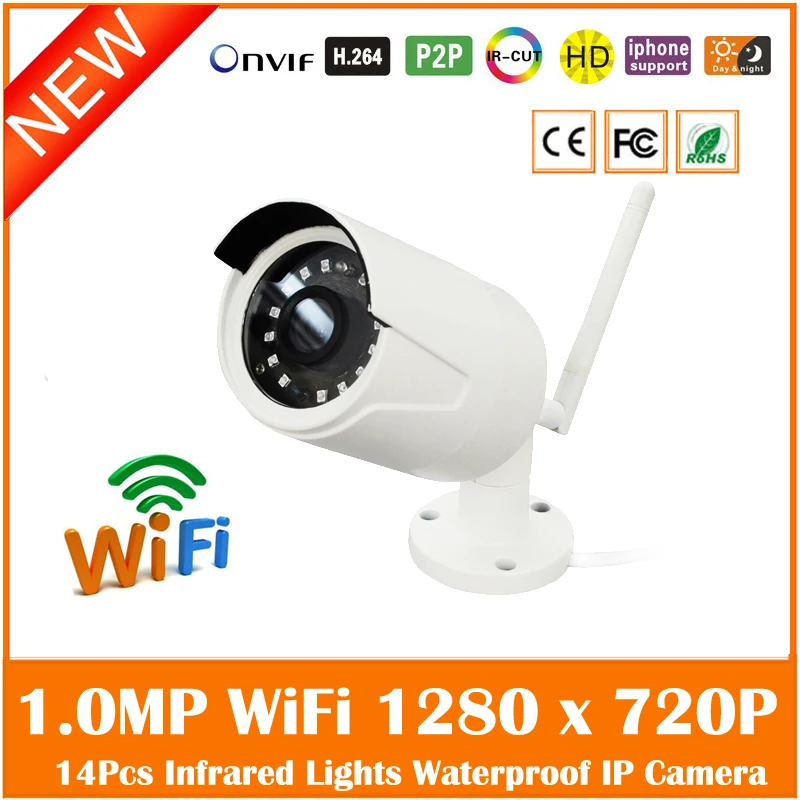 

Hd Wi Fi Ip Camera 720p Outdoor Waterproof Infrared Night Vision Security Surveillance Webcam Motion Detect Freeshipping