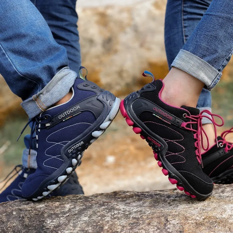 Outdoor Tactical Hiking Shoes Men Casual Wear Resisting Non-slip Sneakers Shoes Women Sneakers Climbing Trekking Sport Unisex