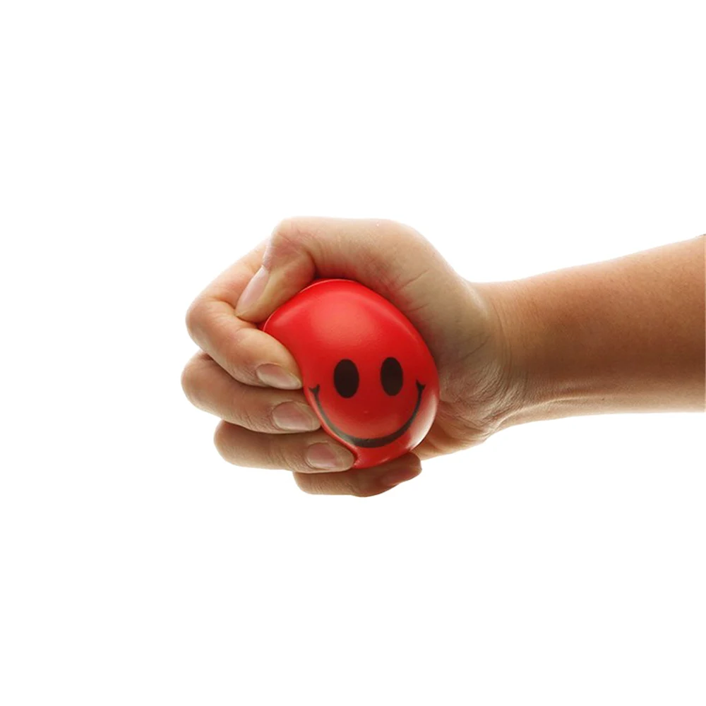 12 шт. милые уход за кожей лица эмоция ПУ пены скрипучий мяч для сжимания Малыш взрослых снятие стресса игрушка