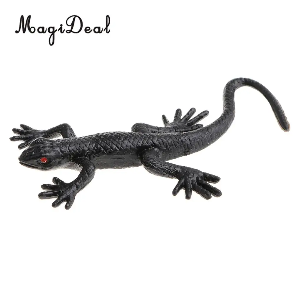 10 Pieces Lifelike Lizard Model Figure Halloween Party Decor Joke Prop Play Animal Toys Children Kids Friends Gag Gift 5x3cm