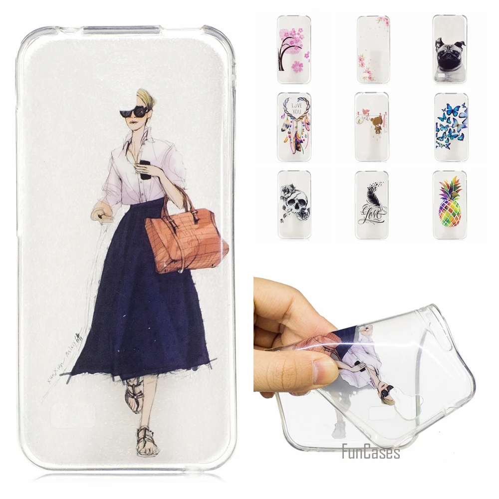 

Etui Soft TPU Transparent Case Beauty For Huawei Ascend P10 P8 Lite 2017 Dog Butterfly Case For Huawei P9 Lite Y560 Y5 ii Cover