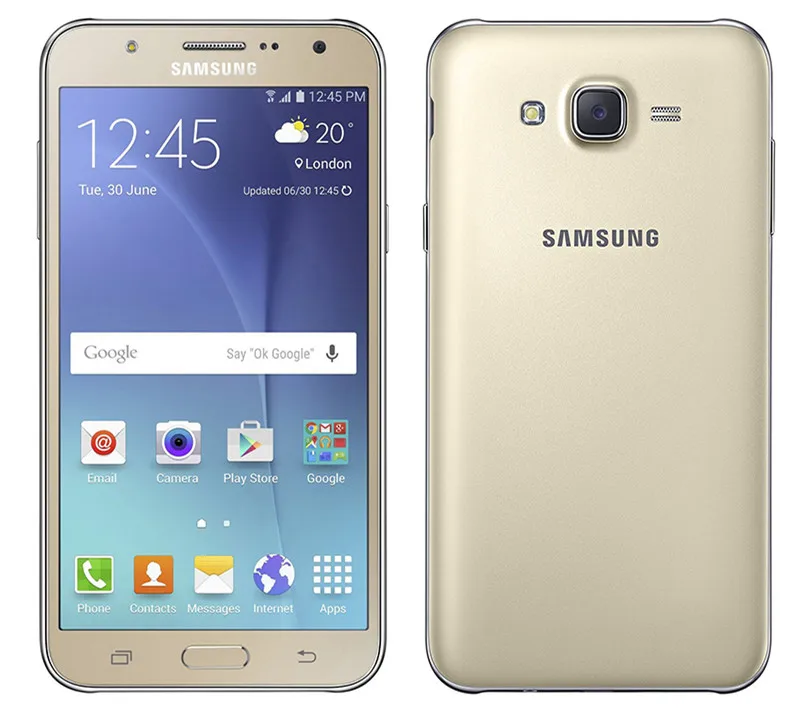 Разблокированный samsung Galaxy J700F J700H J700T 5,5 дюймов Восьмиядерный 1,5 ГБ ОЗУ 16 Гб ПЗУ LTE 4G 13 МП мобильный телефон с двумя sim-картами