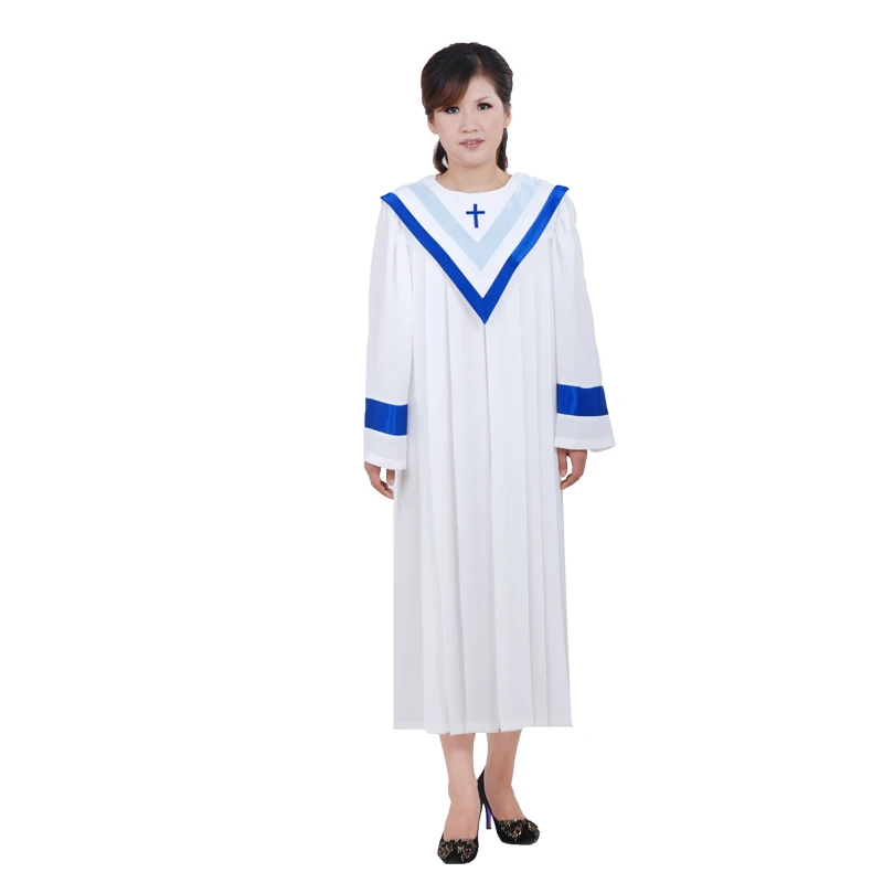 Высокое качество христианская одежда поэтические мантия для хорового пения одежда Европейский и американский костюм монахини церковный костюм для хора христианский Халат