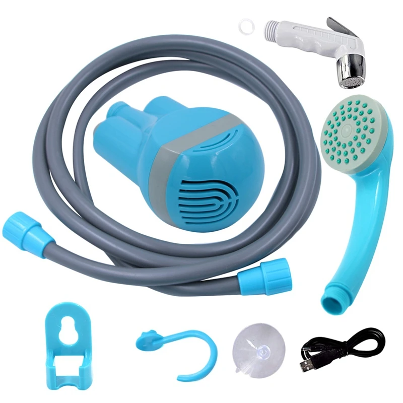 

Portable Outdoor Shower Usb Rechargeable Camping Hiking Shower