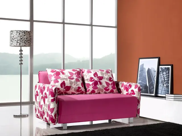 Us 212 9 Flannelette And Metal Frame Beautiful Practical Fashion Modern Design Sofa Bed Best Price Da 75 In Living Room Sofas From Furniture On