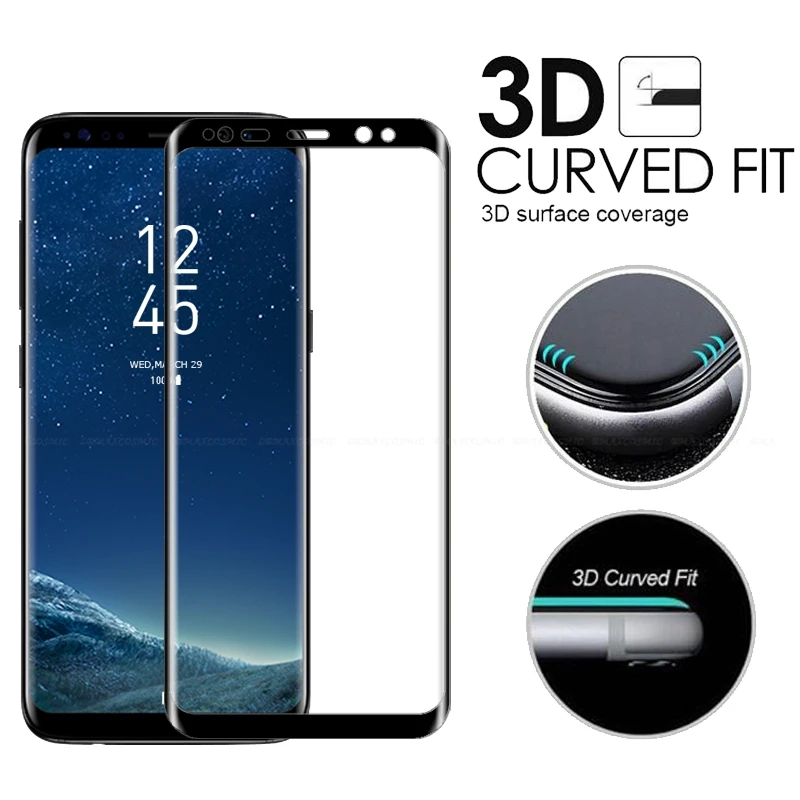 Fecoprior закаленное стекло для Samsung Galaxy S9/S9 Plus S9Plus защита экрана полное покрытие