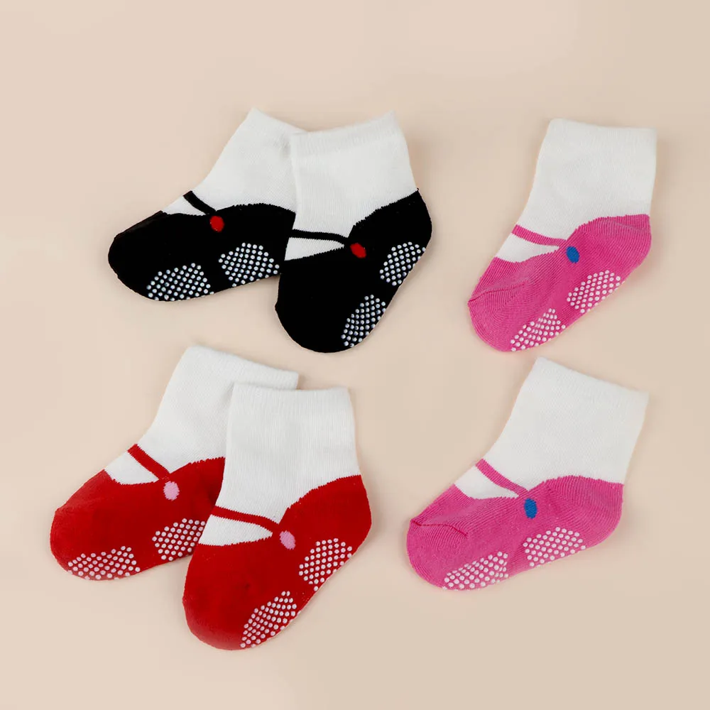 

Cotton Autumn Spring Baby Girls Kids Socks Children Ballet Skid Anti Slip Infant Newborn Toddler Dance Infant Gift Stuff