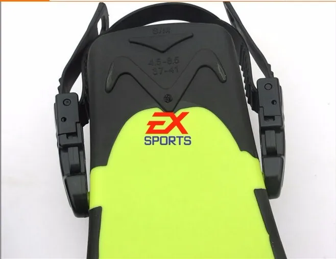 1pairx Регулируемая погружные длинные плавники подводное плавание Flipper погружные Одежда заплыва трубкой es1394