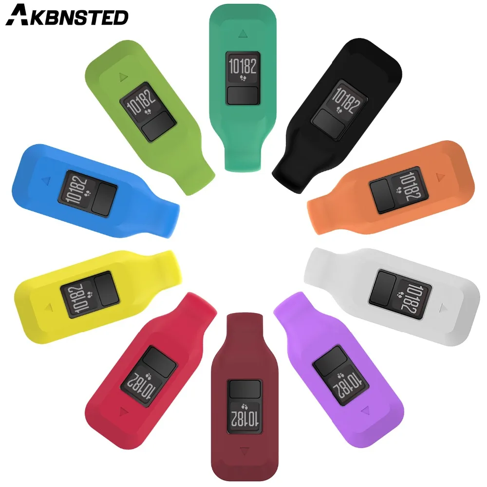 

AKBNSTED Replacement Silicone For Garmin Vivofit3 Clip Belt Rubber Clip Clasp Cover Case Holder For Garmin Vivofit JR Wristband