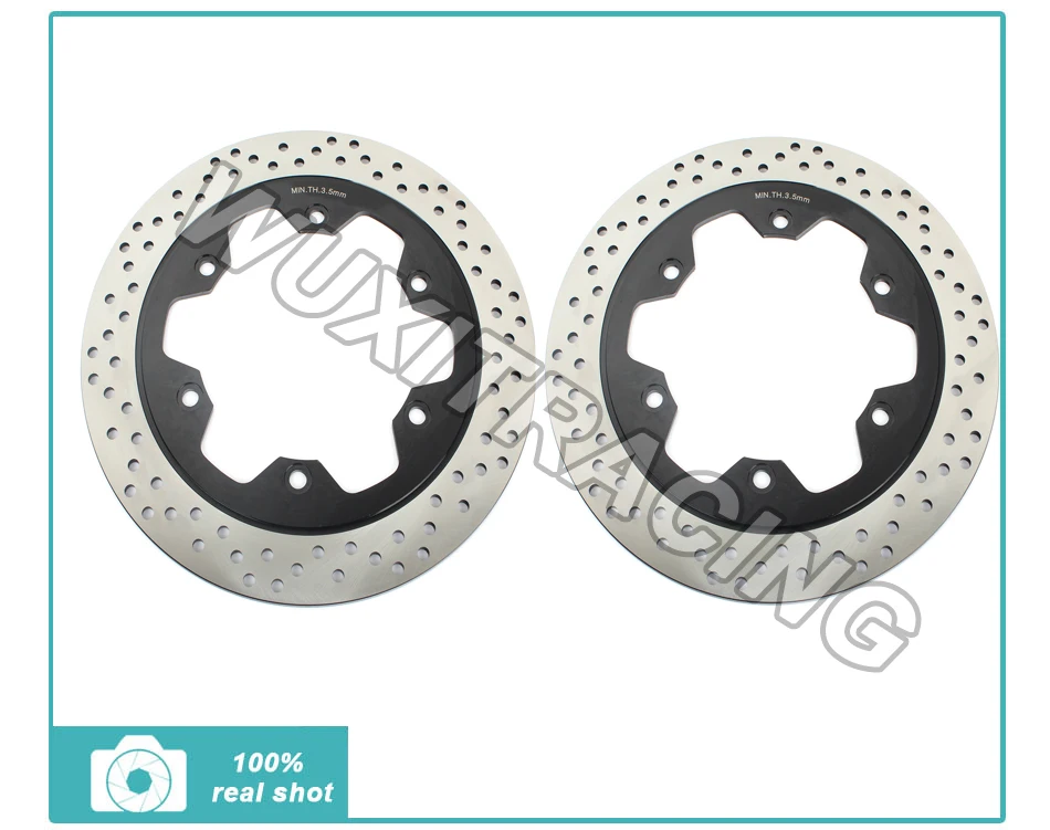 

Black New Front Brake Disc Rotor for VF 750 C Magna V45 VFR 750 F Interceptor CBR 1000 F / Hurricane CB 1000 Superfour Big Four