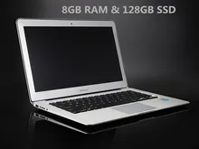 13.3″ ultrabook notebook computer aluminium laptop PC 8GB RAM 128GB SSD alluminated backlit keyboard 1920*1080 HD screen 2957U