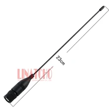 10 pcs NA666 uhf vhf 144 430mhz dual band Walkie Talkie antenna bnc male two way