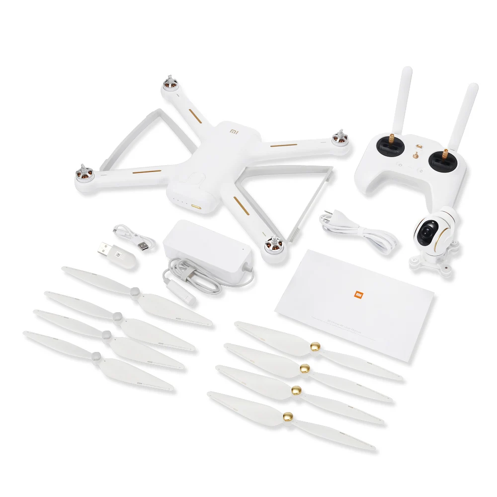 Xiaomi Mi Drone WI FI FPV камера 4k Мультикоптер Дрон 3 оси карданный вертолет Запись видео