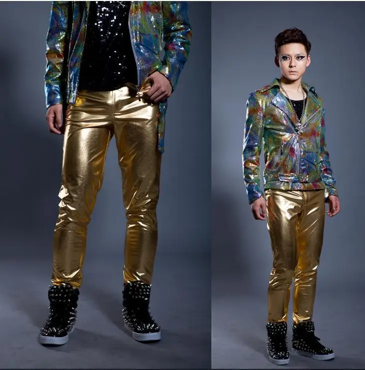 gold pants boys