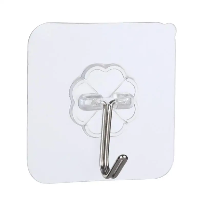 

1pcs Transparent Strong Suction Cup Sucker Hooks Wall Hanger Hooks For Kitchen Bathroom Seemless Suction Cup Hook