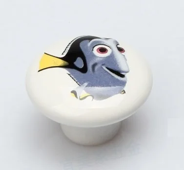 Best Price Dia. 38mm Fish Style Single hole Ceramic knob Kitchen Furniture knob cabinet knob drawer knob with flower print Best Price Dia. 38mm Fish Style Single hole Ceramic knob Kitchen Furniture knob cabinet knob drawer knob with flower print