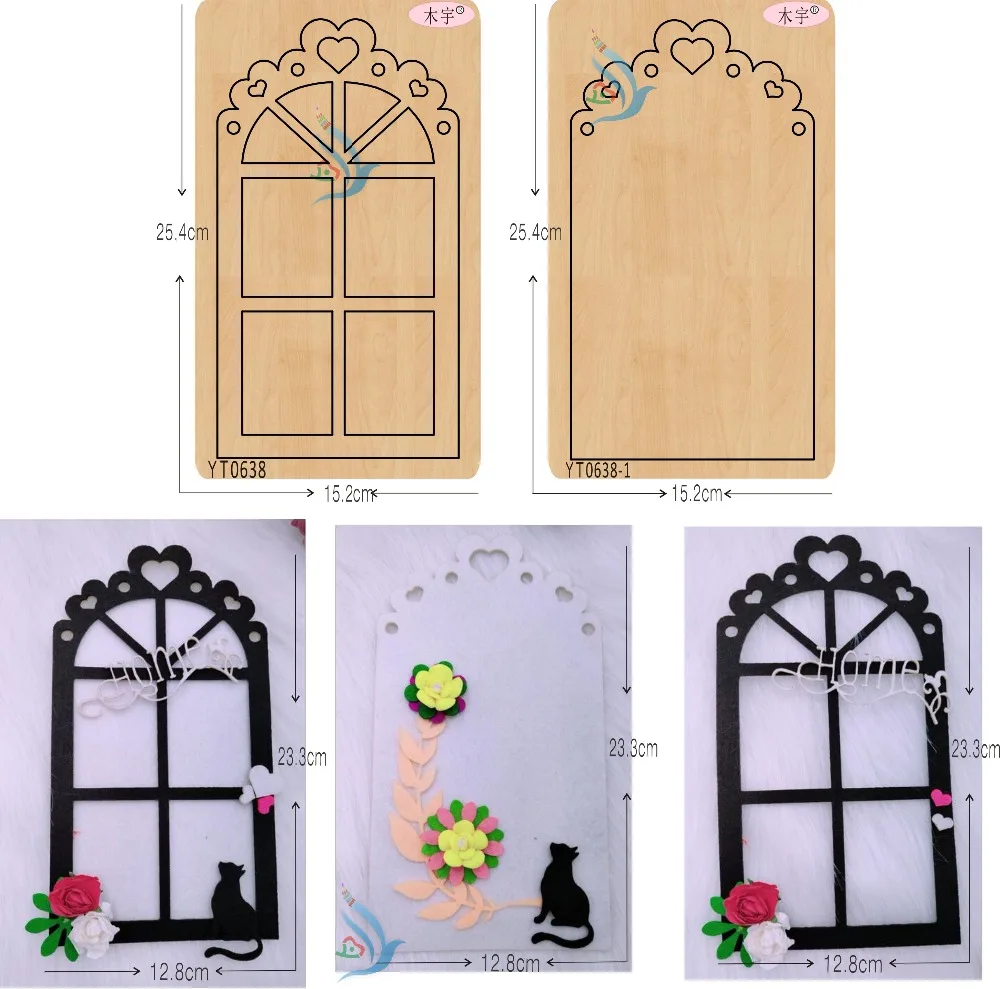 Love windows DIY новая деревянная форма для скрапбукинга Thickness-15.8mm/muyu/YT0638 YT0638-1 | Дом и сад