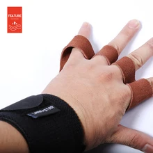 Кожаные перчатки для тяжелой атлетики с повязкой на запястье, рукоятки для защиты ладони, Перчатки для фитнеса для тяжелой атлетики