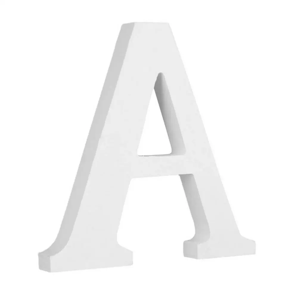 3D деревянные буквы алфавита A to Z декоративные буквы DIY Деревянные Ремесла персонализированное Имя Свадебные украшения дома
