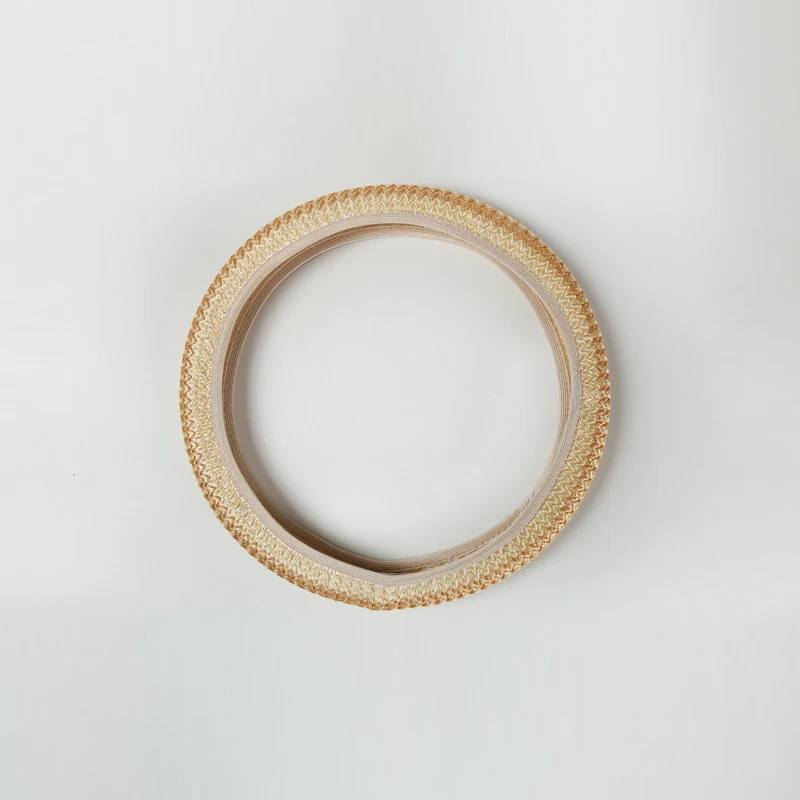 Чехол рулевого колеса автомобиля Ice Silk DIY стильный летний помощник черного и