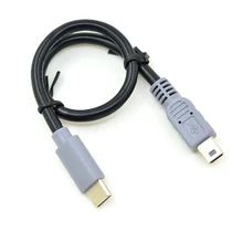 USB 3.1 Host OTG Type C Male to mini USB Type B Male Adapter Cable For Mobile Hard HUB Camera for Macbook & Google Chromebook