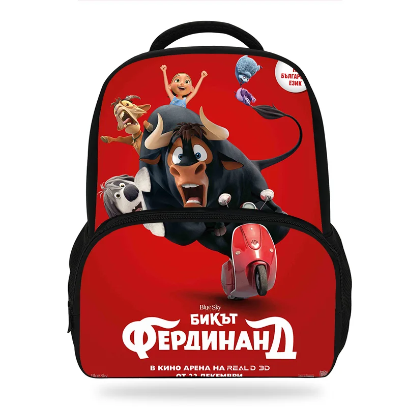 Детские рюкзаки с принтом Ferdinand школьные сумки для девочек подростков
