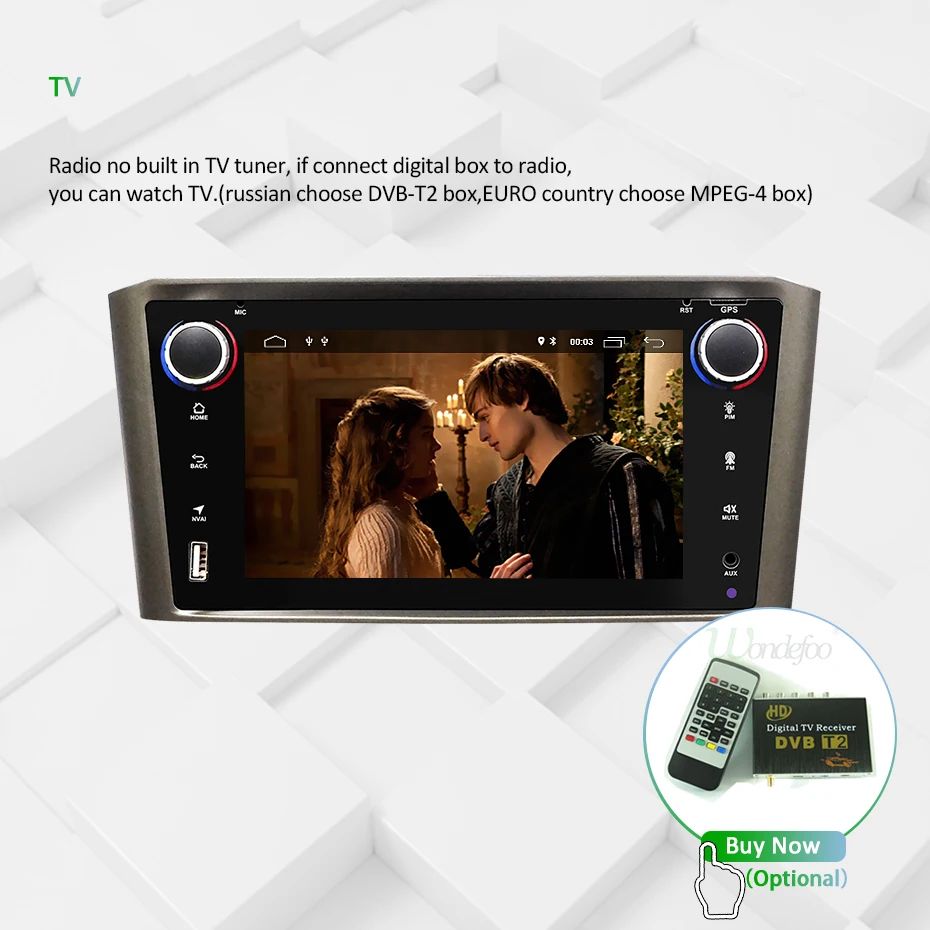 Perfect DSP IPS 4G 64G 8CORE Android 9.0 Car navigation For Toyota Avensis T25 2002-2008 GPS stereo audio radio no dvd player 31