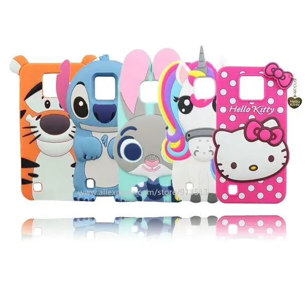 3D X Cam Cartoon Case Lovely Hello Kitty Stitch Unicorn