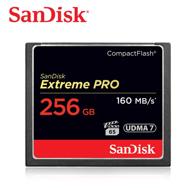 Двойной Флеш-накопитель SanDisk Extreme Pro CF карта 64 ГБ 32 ГБ оперативной памяти, 16 Гб встроенной памяти, 128 Гб карта памяти Compactflash до 160 МБ/с. читать Скорость для богатых 4K и записи видео в формате Full HD - Емкость: 256GB 160M