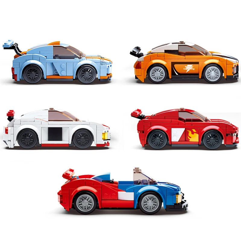 

Sembo city compatible for legoed Speed Champions car racer Blocks Racing sets model Building Kids toys child bricks technic