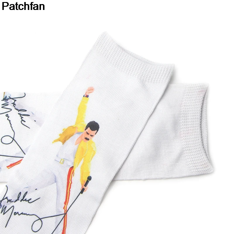 Patchfan Freddie Mercury, Новое поступление, милые женские Носки с рисунком аниме, короткие носки, Kawaii, вечерние, подарки для косплея, A1908