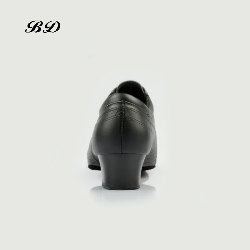 MEN SHOES Dance Shoes Ballroom Latin Shoes Imported Comfortable Insole Sweat Deodorant Imported Patent Leather Heel 4.5 cm Hot 5