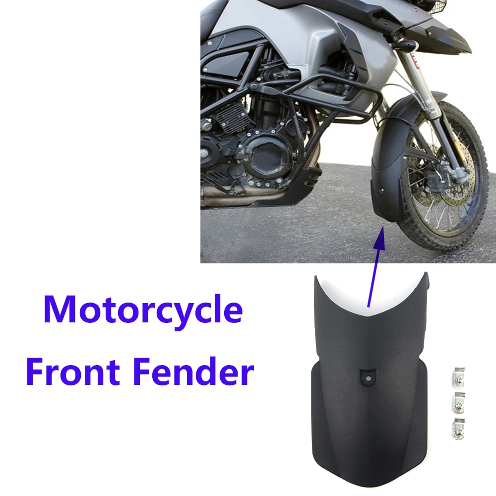 

For BMW GS F800GS F800 Adv Motorcycle Front Fender Extender Extension Cover F650GS 2013-17 Hugger Mudguard Splash Guard