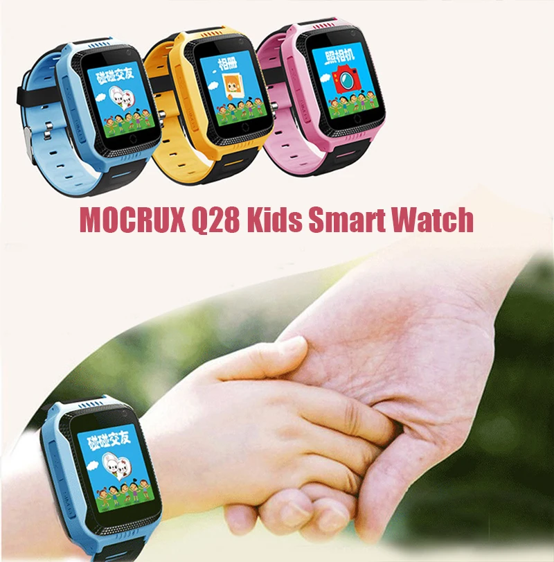 MOCRUX Q528 GPS Smart Watch With Camera Flashlight Baby Watch SOS Call Location Device Tracker for Kid Safe PK Q100 DZ09 Q18 (1)