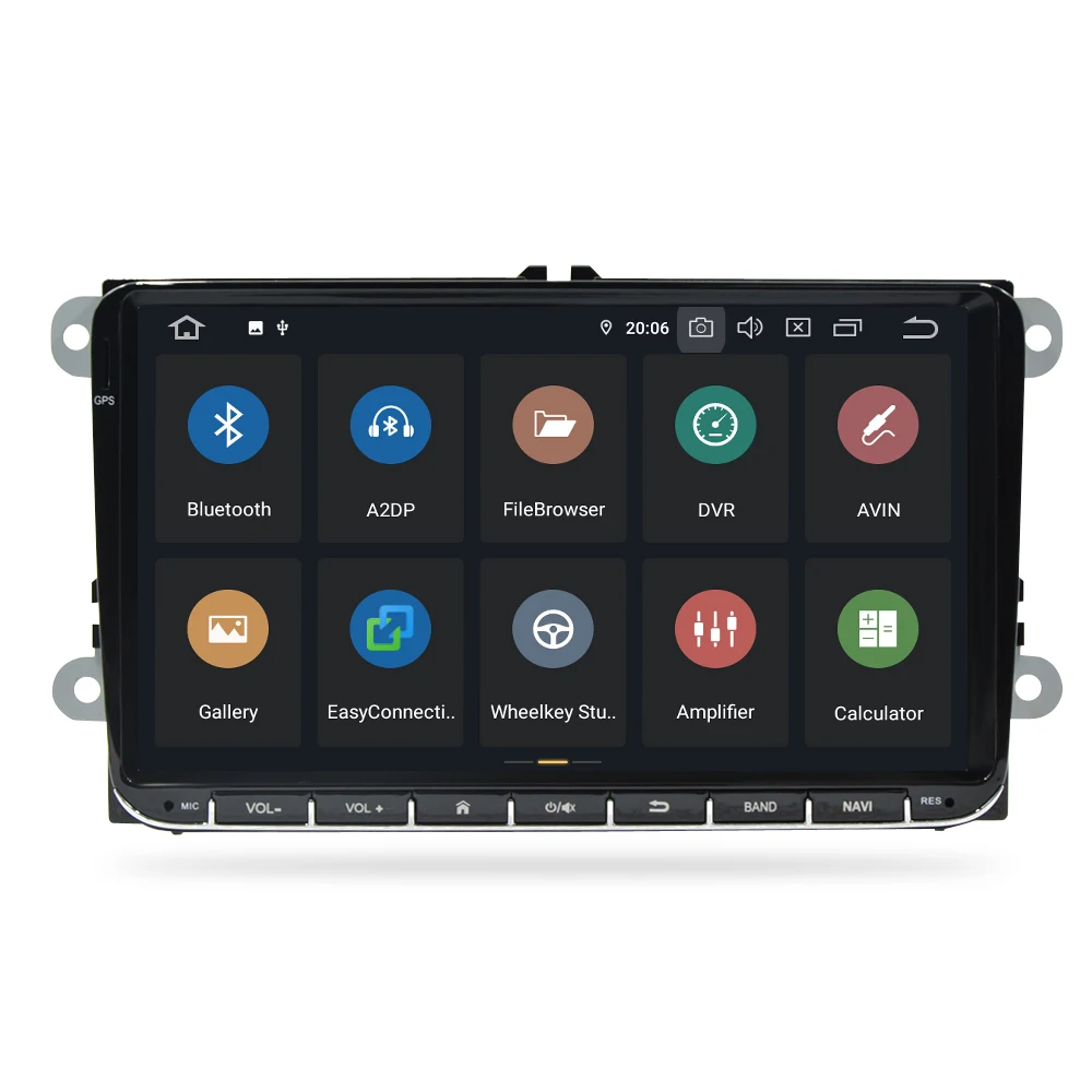 Flash Deal IPS Screen 1Din For Volkswagen Polo Golf Passat Eos Rabbit Scirocco Tiguan Jetta Altea Leon Toledo Fabia Yeti 11