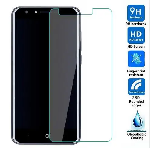 Закаленное стекло 2.5D для передней панели Doogee X60L защитная пленка 9H