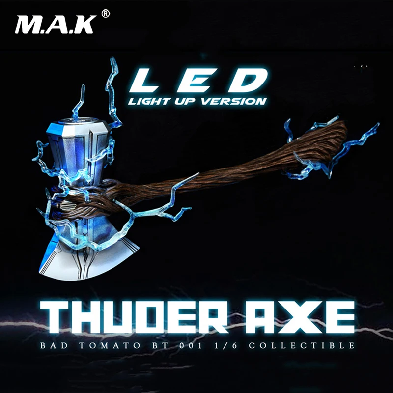 

1/6 Scale action figure acc Avengers: Infinity War BT001 Thunder Axe With LED Light Up Ver. 21cm Stormbreaker
