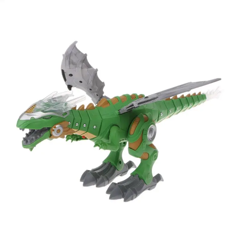 Шокирующие электрические интерактивные спрей динозавры говорящие игрушки ходячий пожарный Дракон мальчик детская игрушка Рождественский подарок прекрасные Электронные Домашние животные - Цвет: Черный