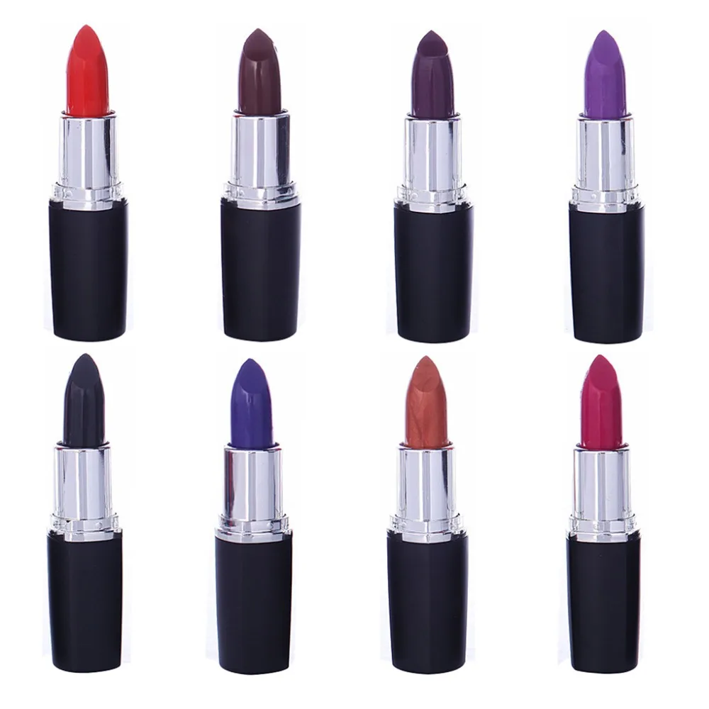 Brand-Professional-Lipgloss-Bold-Vivid-Color-Dark-Red-Black-Grape-Purple-Red-Blue-Lipsticks