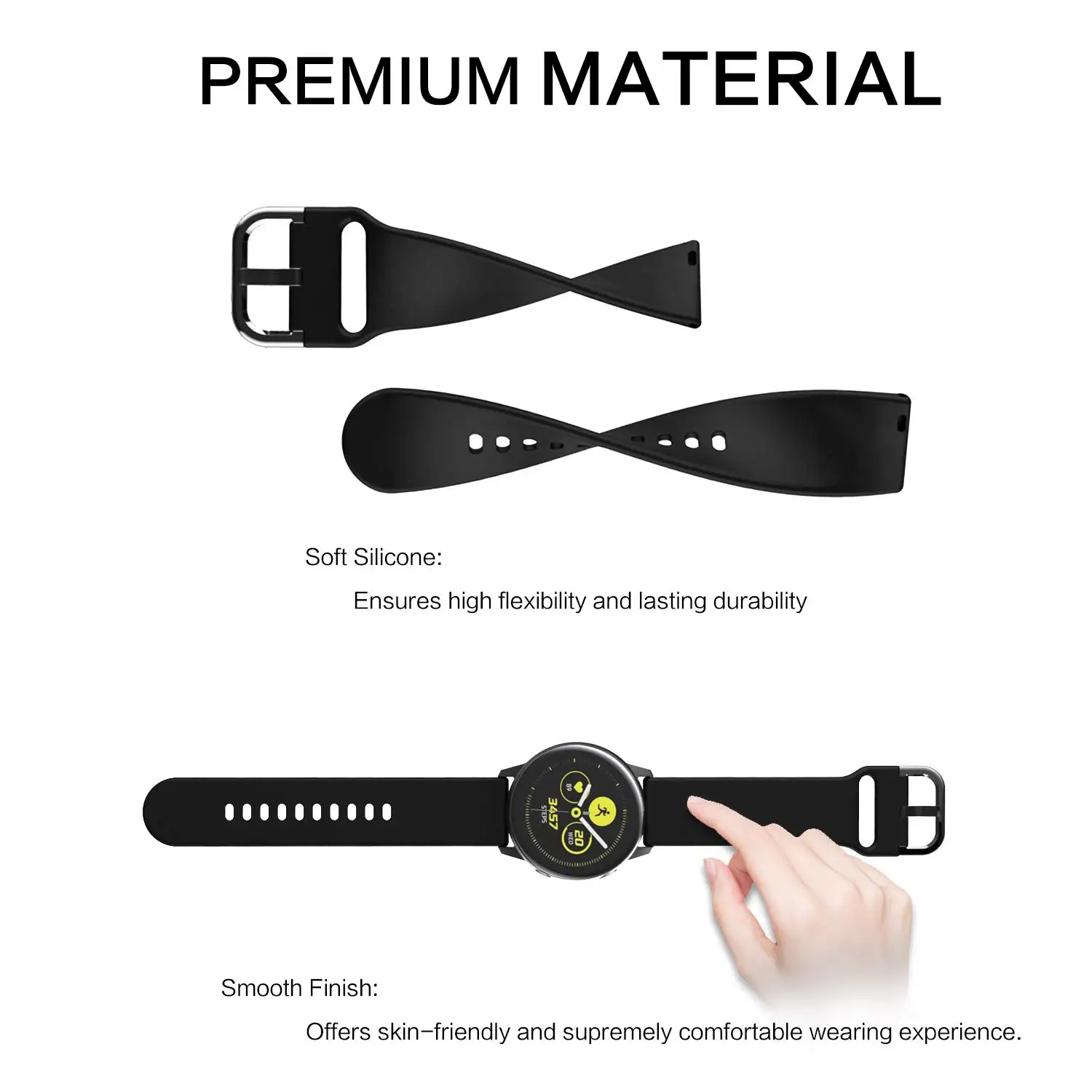Ремешок силиконовый для Xiaomi Huami Amazfit Bip BIT PACE Lite Youth сменный спортивный браслет