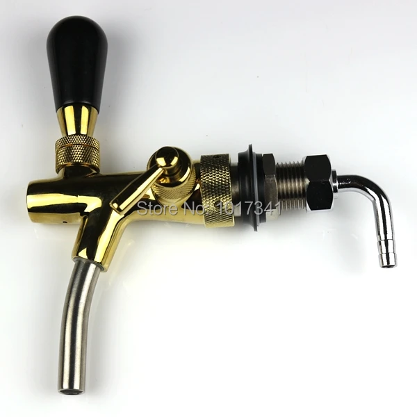 Flow Restrictor Draft Tap w/ Plastic Nozzle, Beer Tap(Faucet), Kegging