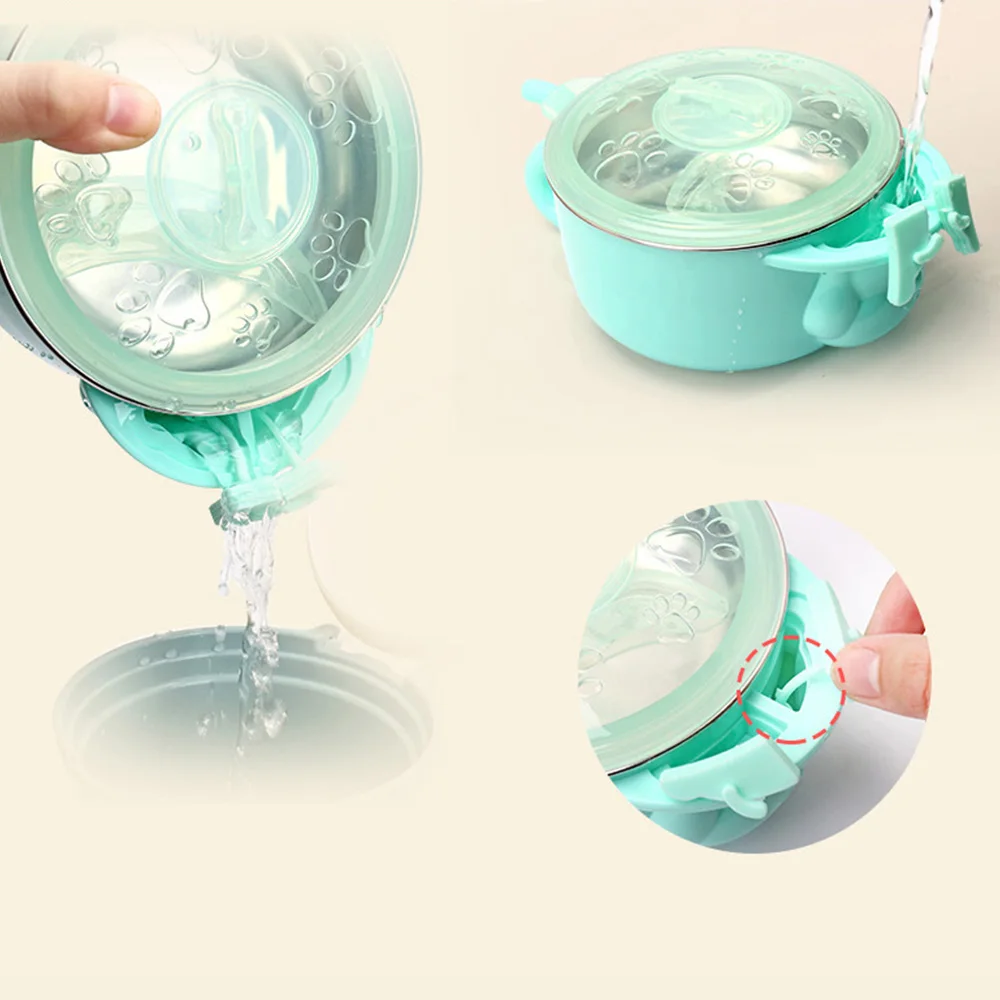 3 шт Еда миска с подогревом воды инъекций изоляции чаша ребенка столовая посуда пищевой контейнер для Bowl блюда Сиппи