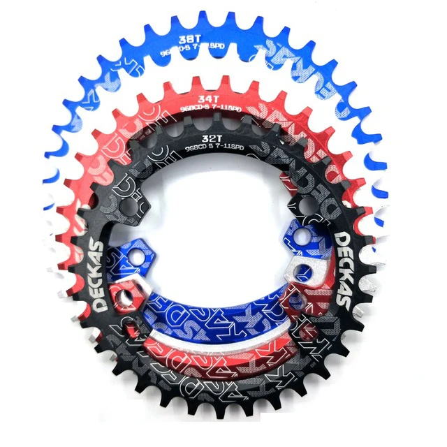 Deckas BCD96 32//34//36//38T Round//Oval Disc MTB Bike Chainring For XTR//M8000//M9000