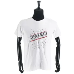 Редкие Майкл Джексон MJ Пианино ритм музыки это MTV Повседневное Хлопок Панк футболка