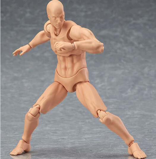 

NEW hot 13cm Male Figma ACGN figure Garage Kit Toy 2.0 Brinquedos Anime Skin Color scale painted Female Action Figure toys dolls