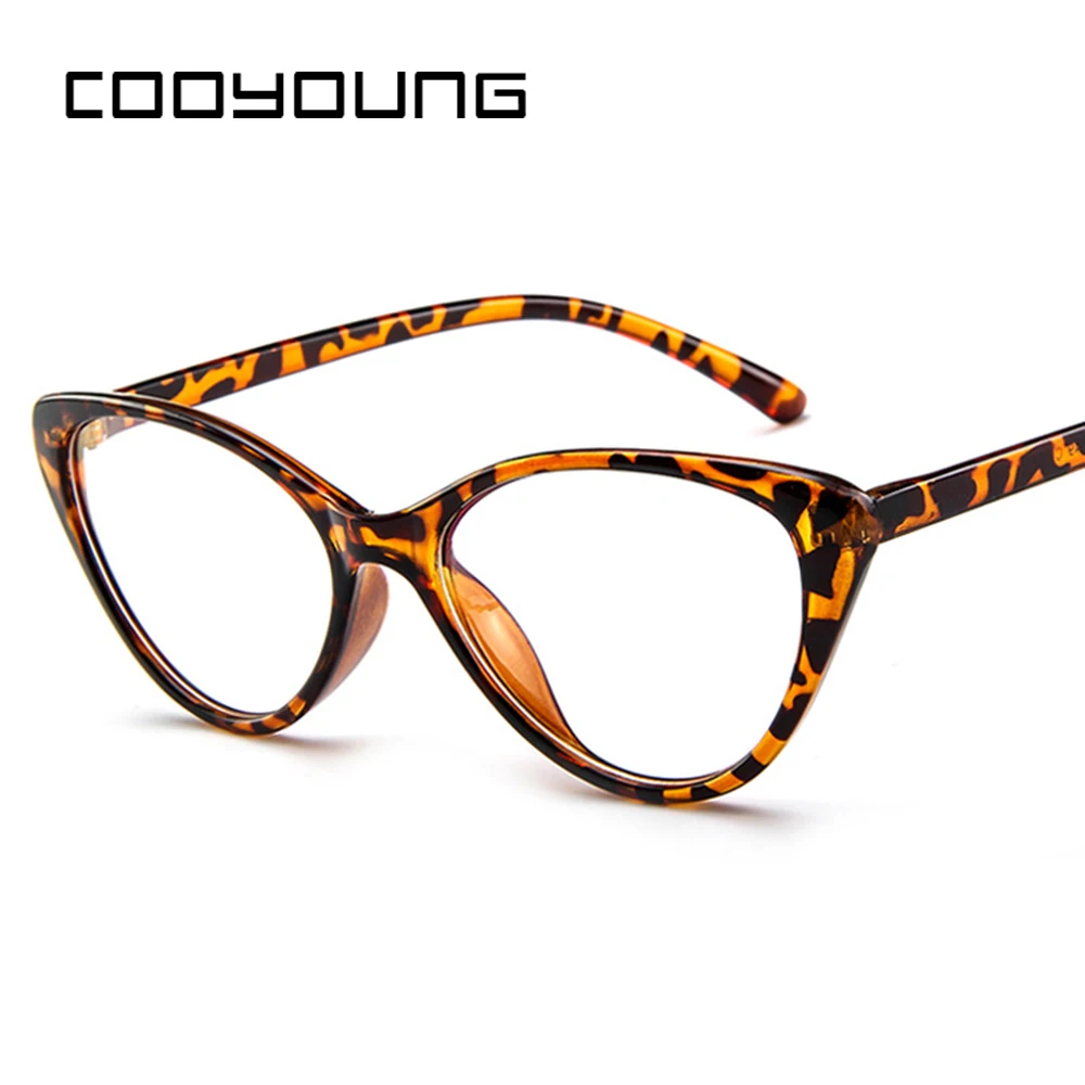 COOYOUNG популярная оправа для очков кошачий глаз женская прозрачная очки|frames