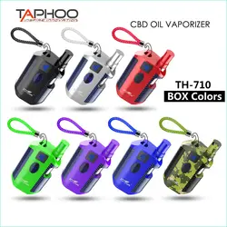 TAPHOO TH-710 CBD BOX Kit 710 мАч TH 650 электронная сигарета стартер комплект картриджа 12 мм 0,5 мл распылитель все в одном электронной сигареты комплект