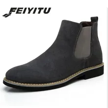 feiyitu The Chelsea Boot Men Suede Hombre Martin Boots Low Heel Nubuck Leather Ankle Boots Vintage Sewing Thread Britain Botas цена feiyitu The Chelsea Boot Men Suede Hombre Martin Boots Low Heel Nubuck Leather Ankle Boots Vintage Sewing Thread Britain Botas цены онлайн